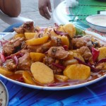 Dapanji, or "Big Plate Chicken" is great Xinjiang food