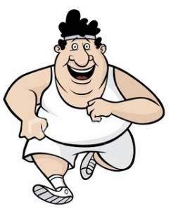 A fat runner