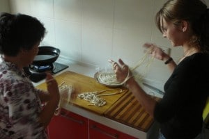 Learning to make lagman noodles