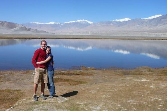 Beautiful scenery along the Karakoram Highway in Xinjiang