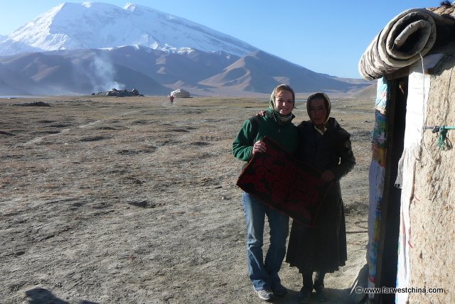 Karakul Carpet A carpet bought from a Kyrgk woman at Karakul Lake
