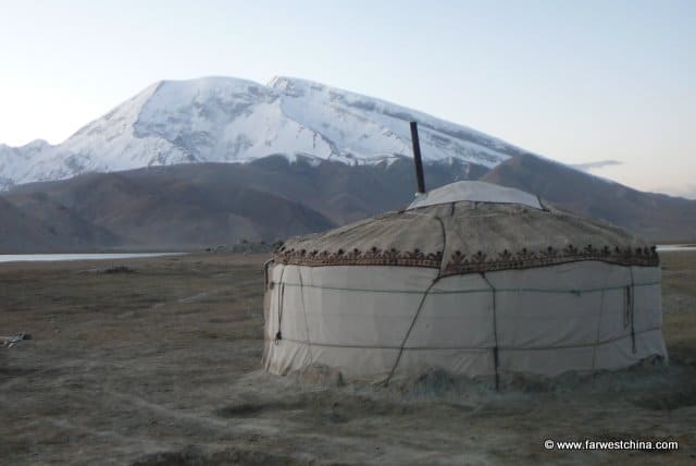 Karakul Yurt A yurt along Karakul Lake in Xinjiang, China