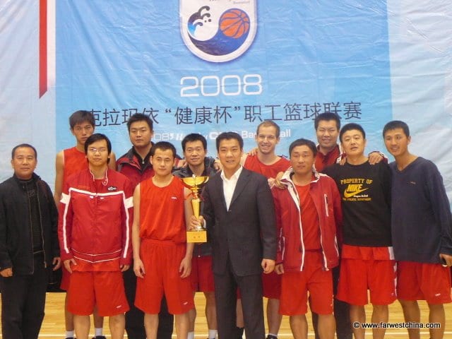 Xinjiang basketball The Karamay, Xinjiang championship basketball team