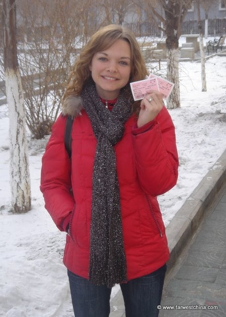 buying chinese train tickets! Success! Our Chinese train tickets are bought