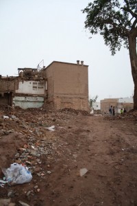 Another portion of Kashgar's Old Town demolished