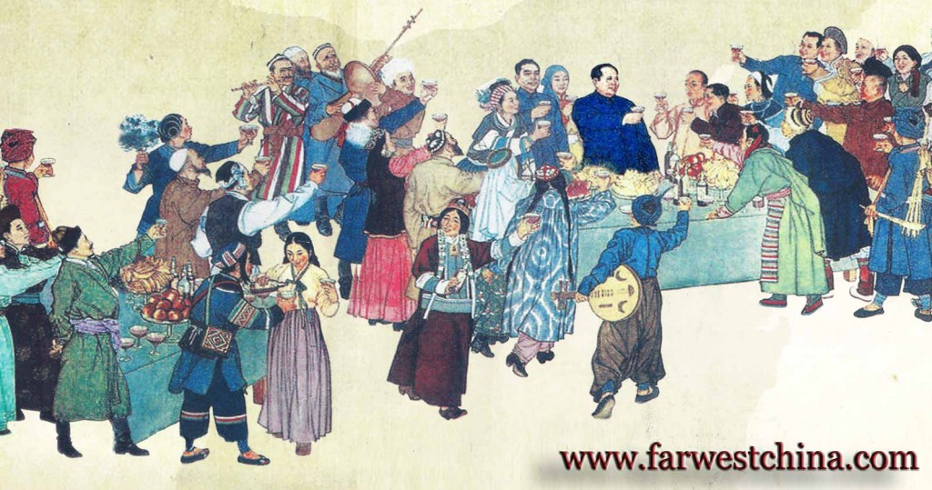 Xinjiang Thanksgiving An artistic reproduction of Xinjiang's Thanksgiving
