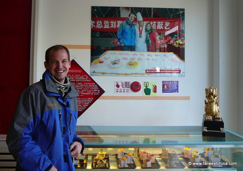 Free Endorsement My picture hanging on the bakery wall