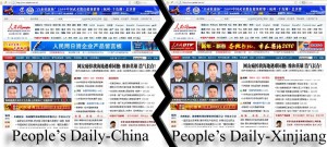 Peoples Daily Differences Differences in People's Daily in Xinjiang and China