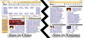 Sina Differences Differences in the Sina website in Xinjiang and China