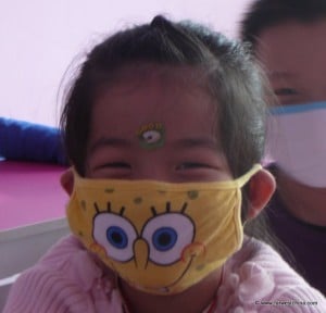 SpongeBob Square Pants H1N1 Mask