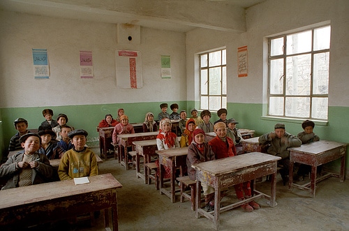 Teaching English in China: 5 Things I Wish I Knew Before Coming - Face Matters! An Uyghur school full of children