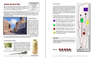 Example pages from the Turpan Travel Guide