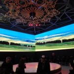 Inside the Xinjiang pavilion at the 2010 Shanghai Expo