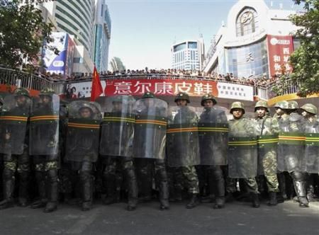Urumqi Riots Police in September 2009 Riot Police in China's Xinjiang capital of Urumqi