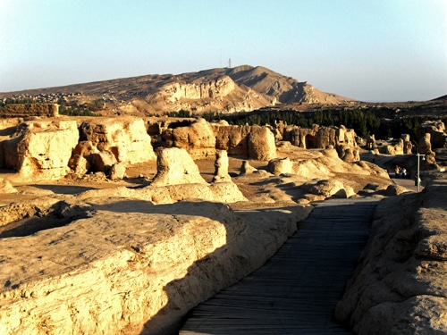 Turpan's ancient Jiaohe city ruins