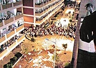 Rioters at the Shaoguan incident