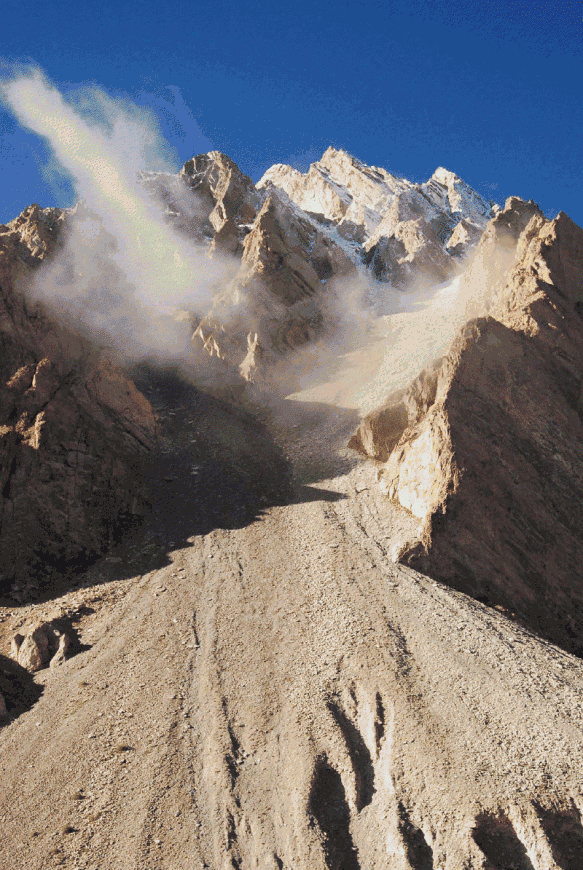 Karakoram Highway Mountain A mountain along the Karakoram Highway in Xinjiang, China