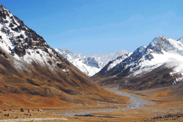 KKH Mountain Scenery Mountain scenery along the KKH in Xinjiang, China