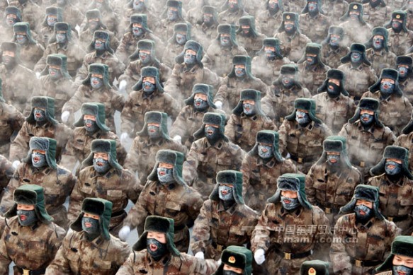 Bortala Troops Chinese troops training in Bortala, Xinjiang