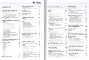Table of Contents for Odyssey's Xinjiang Travel Guide