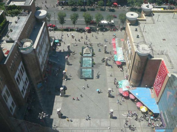 Bird's Eye view of the Urumqi International Bazaar