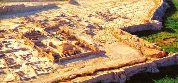 Turpan's ancient Gaochang Ruins in Xinjiang on the Silk Road
