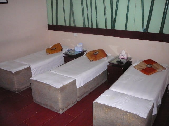 A Chinese massage room for various therapies