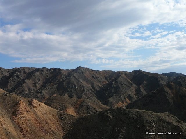 Beautiful hills near the Xinjiang city of Karamay