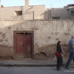 A mud wall in Kashgar's Old City