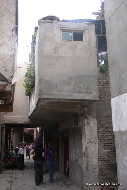 A mud building in Kashgar's Old City