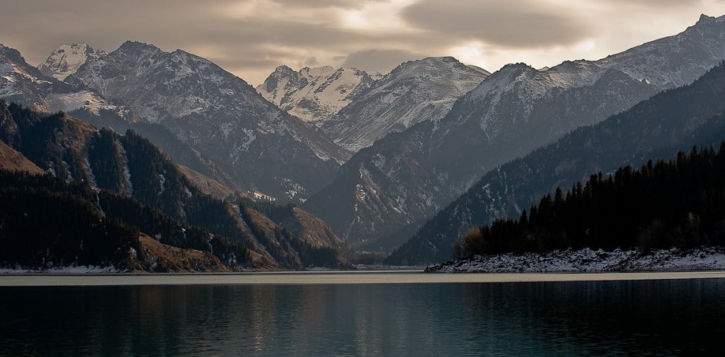 Heavenly Lake (a.k.a. Tian Chi) in Xinjiang, China