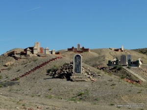 A hill of tombs in Xinjiang