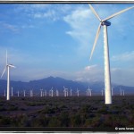 A wind farm south of Urumqi in Xinjiang