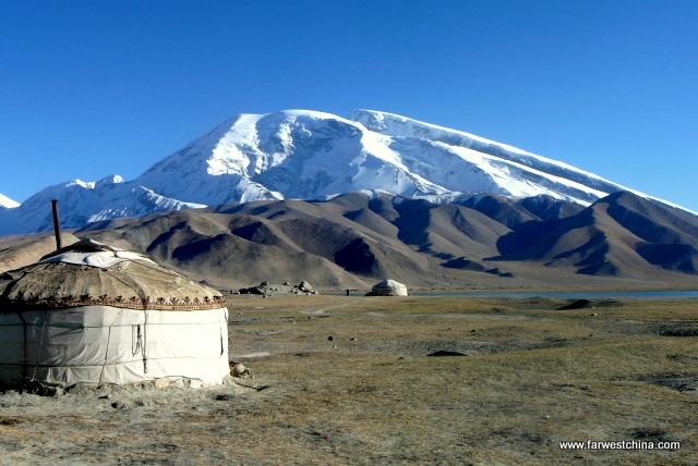 A Kyrgyz yurt near Xinjiang's Heavenly Lake