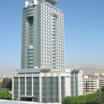 A view of the Kangcheng International Hotel in Korla, Xinjiang