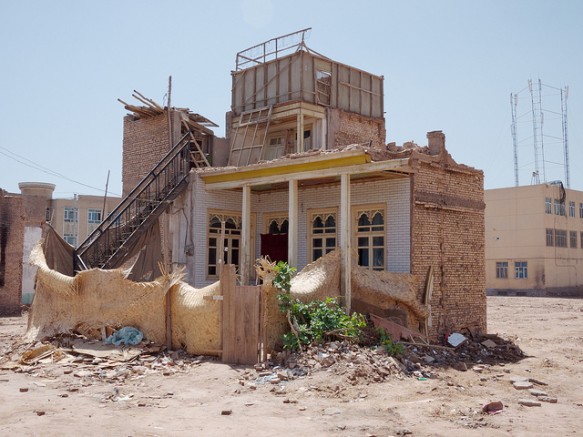 One of the few remaining homes in Kashgar's Old City