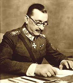 A photograph of Baron Mannerheim in 1940