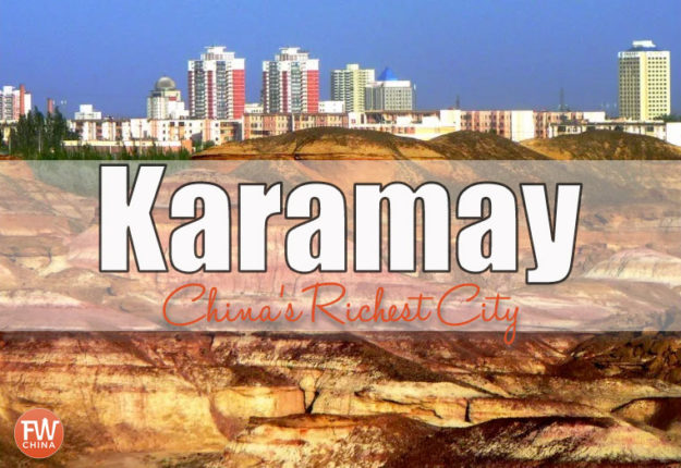 Karamay, Xinjiang - one of China's richest cities per capita