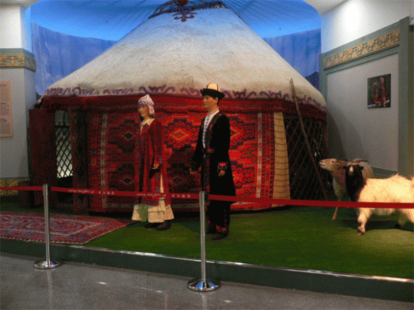 Ethnic Minorities exhibit in Urumqi's Xinjiang Silk Road Museum