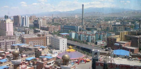 View of Urumqi from atop the Urumqi Viewing Tower