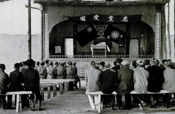 Government meeting in Korla, LIFE December 1943