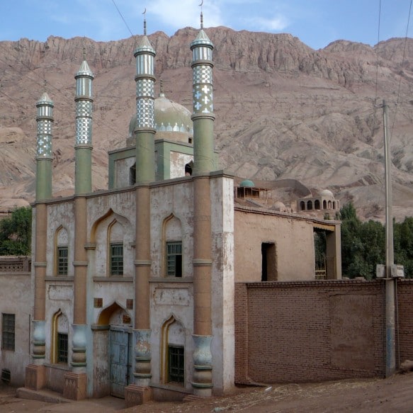 The Tuyoq Valley mosque near Turpan, Xinjiang