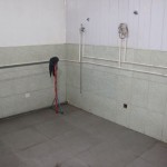 Public showers t the Baolu Hostel in Urumqi, Xinjiang