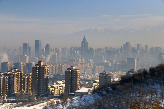 A birds-eye-view of Urumqi, Xinjiang