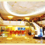 Lobby of the Hoi Tak Hotel in Urumqi, Xinjiang