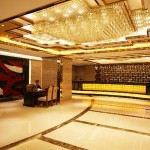 Lobby of the Lucky Chance Hotel in Urumqi Xinjiang