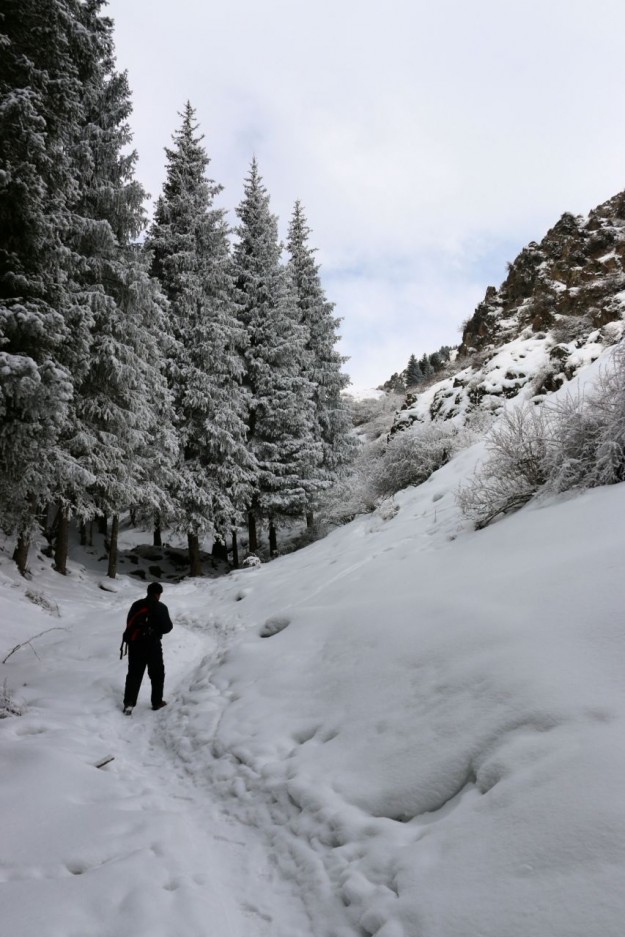 Blazing a trail on the Urumqi NanShan in Xinjiang