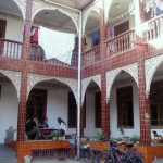 Courtyard at the Kashgar Old Town Youth Hostel in Xinjiang