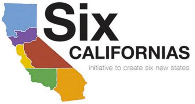 Dividing California into six states