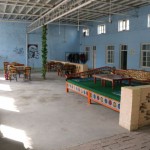 The common area of the Turpan White Camel Youth Hostel in Xinjiang